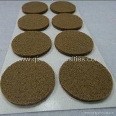 Self adhesive felt pads for floor protection
