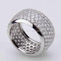 Fashion sterling silver jewelry ring 5