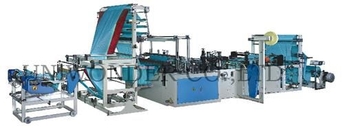 Microcomputer fully Automatic Ribbon-through Garbage Bag-making Machine