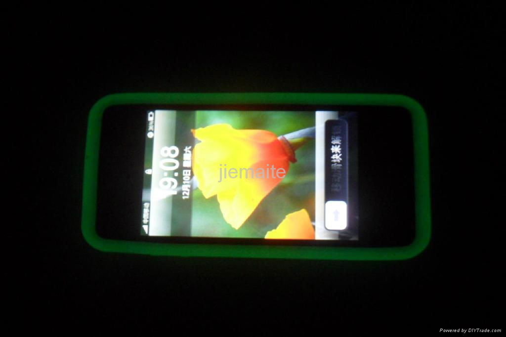 silicone luminous cellphone cover