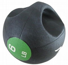 MEDICINE BALL WITH DOUBLE GRIP