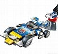 Lightning Speed Press Control Building Block Car with Pressure Device. 2