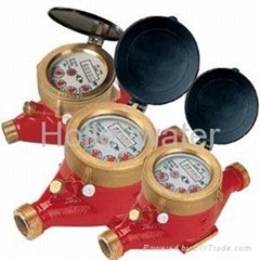 Multi Jet Rotary Vane Wet Type Hot Water Meter