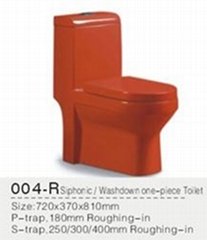 Siphonic/Washdown one-piece Toilet