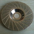 concave  Electroplated  diamond grinidng disc 1