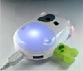 Cow USB2.0- 4 ports with flash light  2