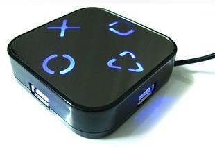 Four blue lights USB2.0 hub- 4 ports