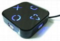 Four blue lights USB2.0 hub- 4 ports 1