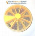 Yellow ABS Optical Screw Wheel Kits