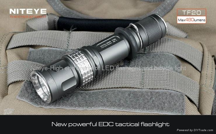480 lumens EDC tactical flashlight TF20