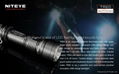 NITEYE Rechargeable 650 lumens tactical flashlights TR20 2