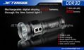 JETBeam 3200 lumen Digit display rechargeable LED flashlight DDR30 1