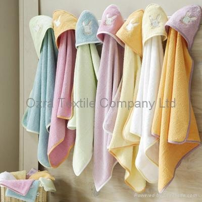 Cotton Baby hooded towels