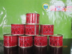 18-32Brix tomato paste packed in 70g tin can