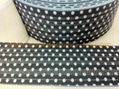 Print Elastic - Single Side Lurex with Dot Pattern Base 4