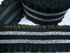 Lace with Lurex Elastic