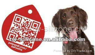 QR Code Dog Tag