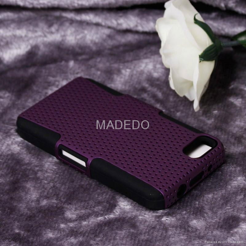 Non Slip Mesh Surface Plastic Hard Case Cover for bb Blackberry Z10 London  5