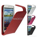 Real Leather Flip Design Case For Samsung Galaxy Grand duos i9080 i9082 1