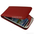 Real Leather Flip Design Case For Samsung Galaxy Grand duos i9080 i9082 4