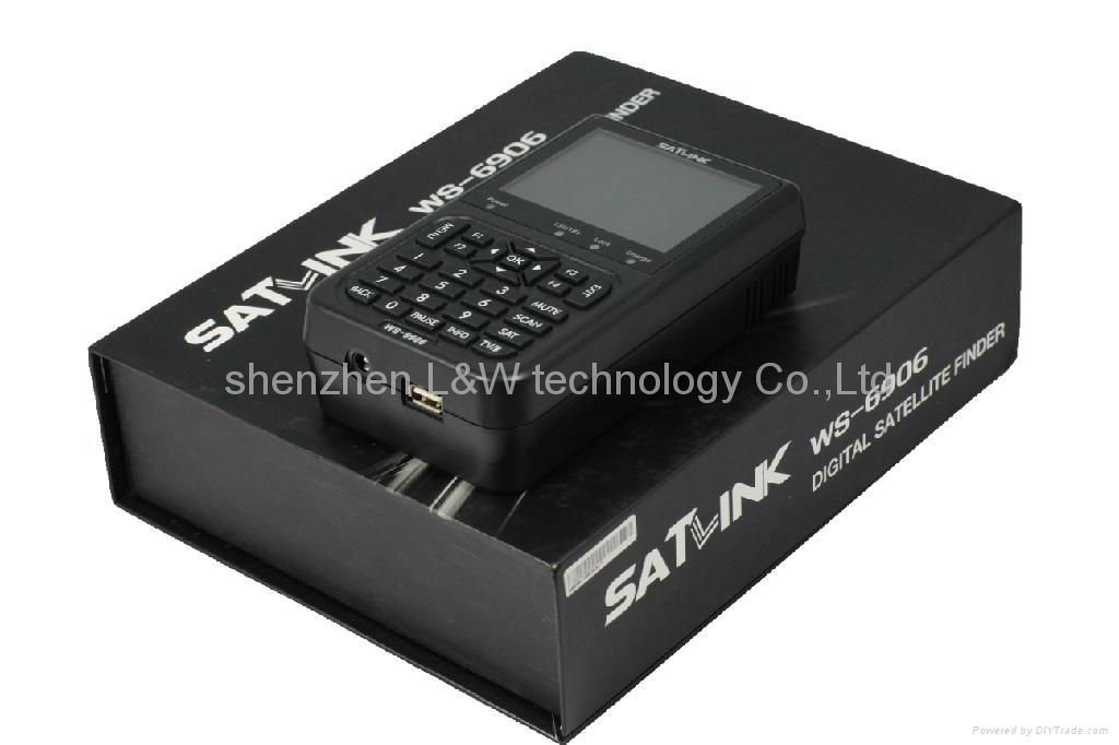 SATLINK WS6906 950MHz-2150MHz Signal meter DVB-S Satellite Finder meter 2