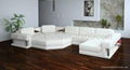 modern leather sofa