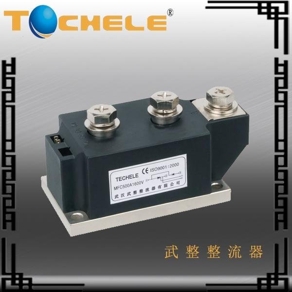 Common-phase Thyristor Diode/Mixed Module, Compact and Lightweight