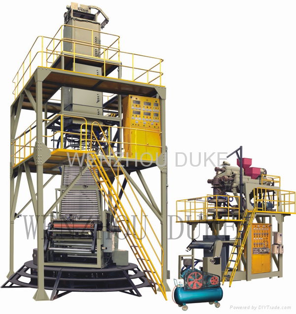  POF 3 Layer Co-extrusion Polyolefin Hot-shrinkable Film Production Line