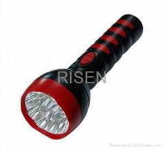 10 LEDs flashlight