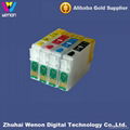 printer ink cartridge for epson T25 new 4 color printer ink cartridge 1