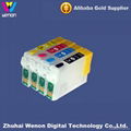 printer ink cartridge for epson T25 new 4 color printer ink cartridge 3