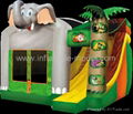 inflatable bouncer and slide  1