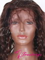  14inches #2 Dark Brown Spanish Indian Remy Hair Full Lace wig 3