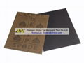 Latex sand paper for polishing metal