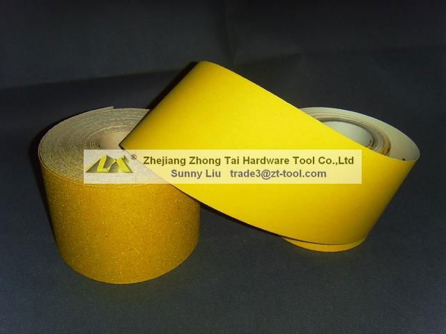 Yellow sand paper roll for supermarket 11.5*50m
