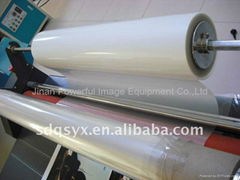 Hot crystal PVC laminating film for