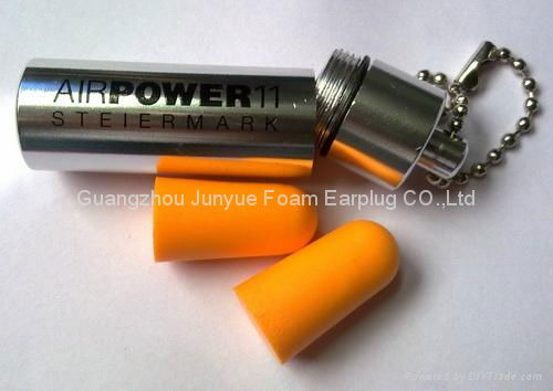 PU Foam Earplug With Tin Box