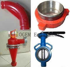 Drilling mud equipment spare parts