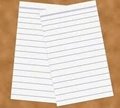 Ruled Paper Sheet