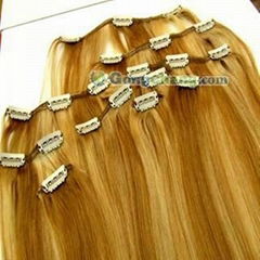 Clip on hair extension