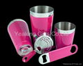 750ml Stainless steel colored promotional boston shaker set 1