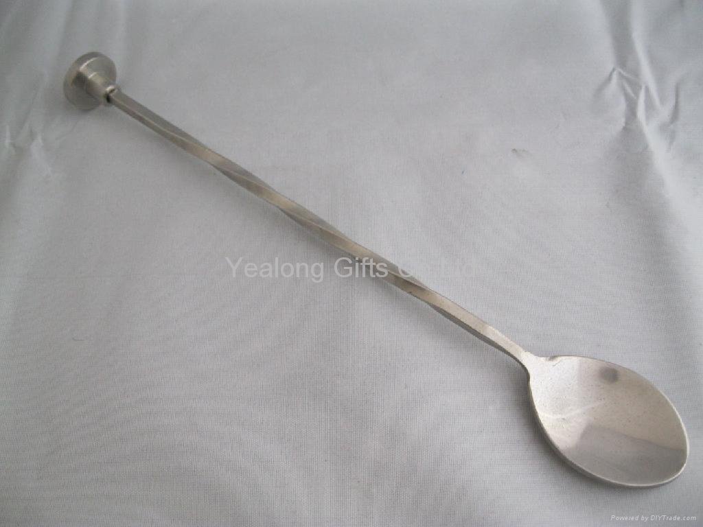 Multifunction 304 stainless steel bar spoon and fork 3