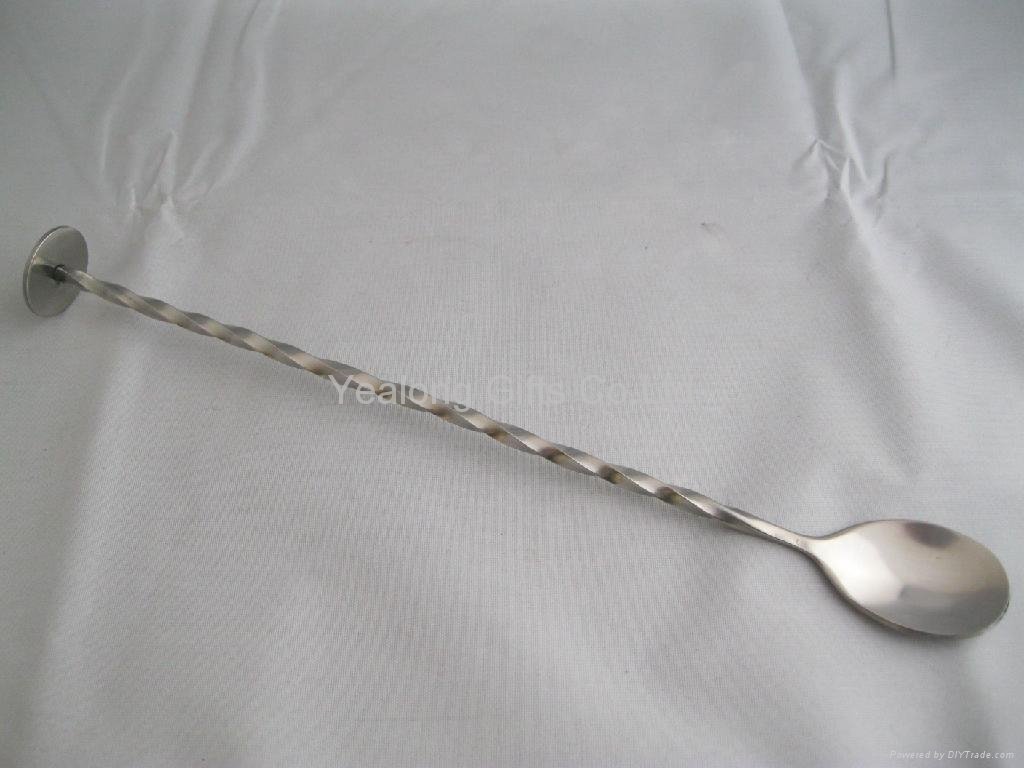 Multifunction 304 stainless steel bar spoon and fork 4