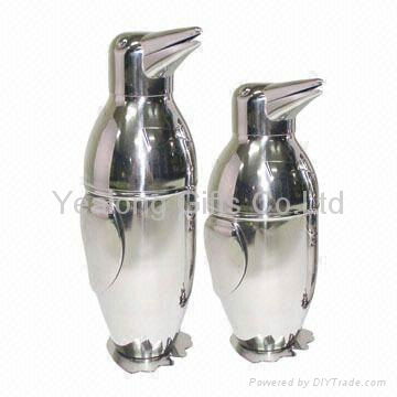 350ml / 500ml Penguin Style Stainless Steel Cocktail Shaker