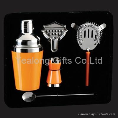 5 Pcs Stainless Steel Promotional Barware Sets 4