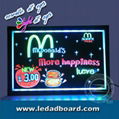 Illuminated LED Menu Board for