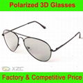 Metal Frame 3D Glasses