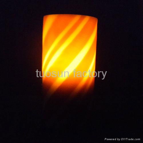 LED flameless pillar candles 4