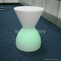 plastic fashion remote control led chair