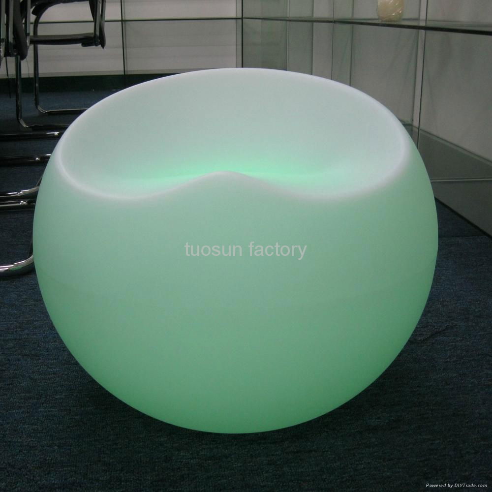 plastic fashion remote control led chair 2